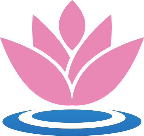粉色花朵矢量logo图标