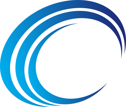 半圆蓝色投资创意矢量logo图标