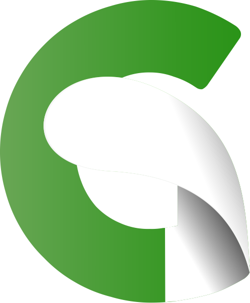 绿色字母G矢量logo图标