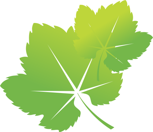 绿色树叶矢量logo图标 logo png