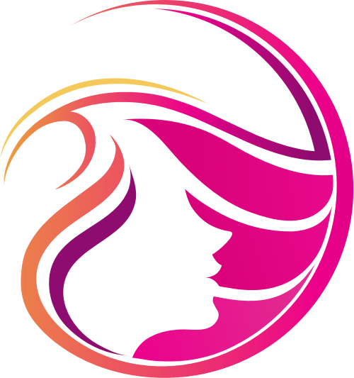 女性头发矢量logo图标 logo png
