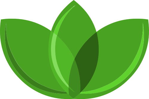 绿色三叶草矢量logo图标