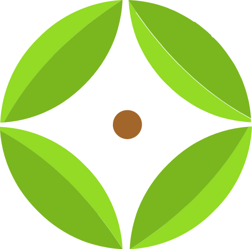 绿色叶子有机矢量logo图标 logo png