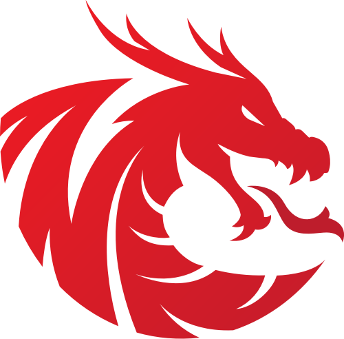 红色龙矢量logo图标 logo png