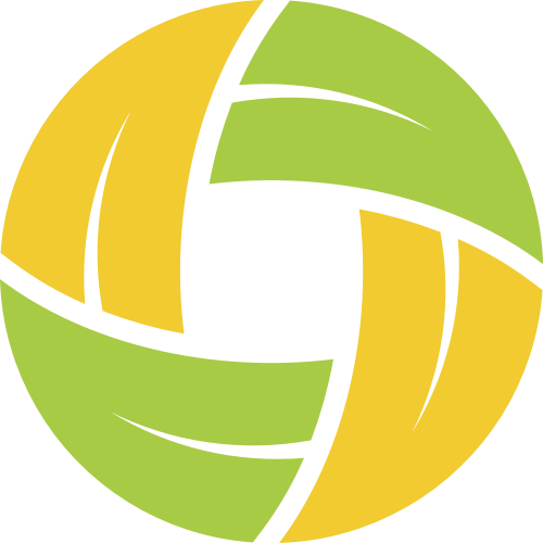 黄色绿色圆形叶子矢量logo图标 logo png