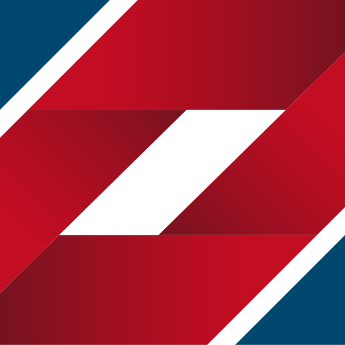 蓝色红色正方形金融矢量logo图标 logo png