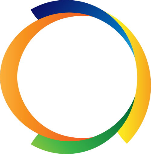 彩色圆环矢量logo图标 logo png