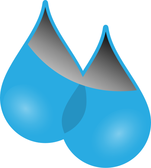蓝色水滴矢量logo图标 logo png