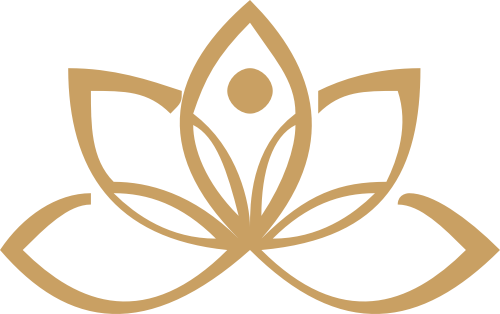 金色花朵矢量logo图标