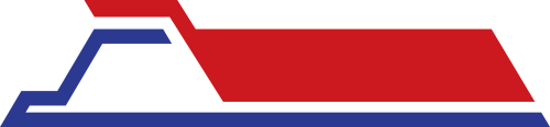红色蓝色货车矢量logo图标 logo png