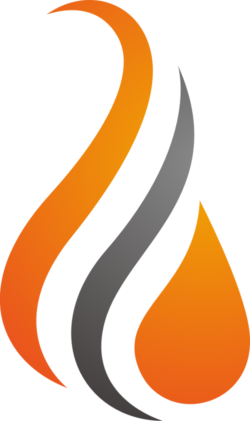 橙色火矢量logo图标 logo png