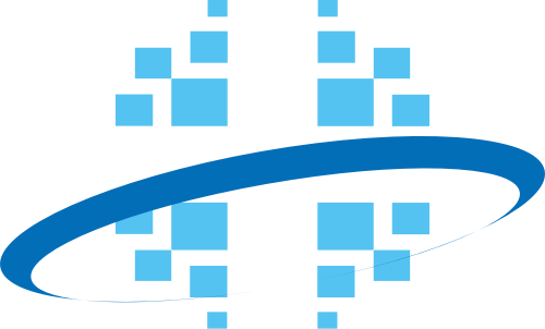 蓝色科技圆形围绕矢量logo图标 logo png