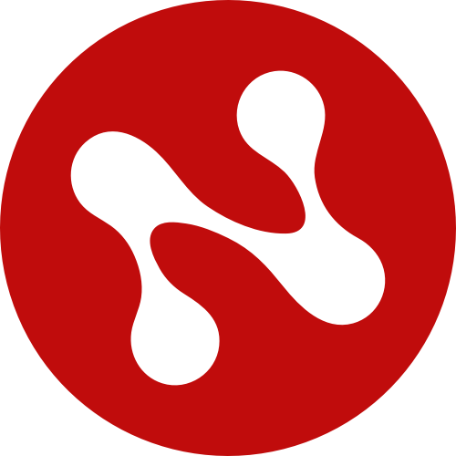 红色字母N矢量logo图标