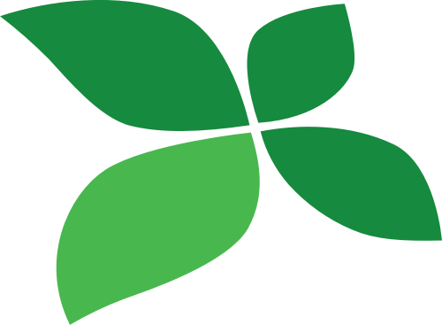 绿色叶子矢量logo图标 logo png