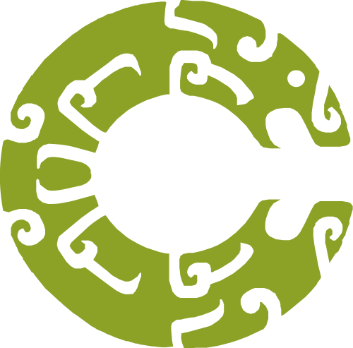 绿色抽象字母C矢量logo图标 logo png