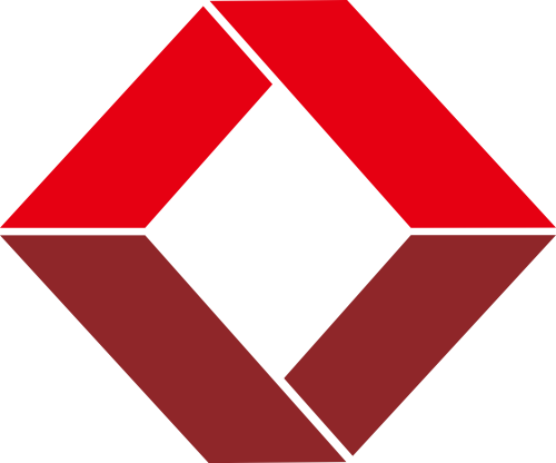 红色菱形矢量logo图标