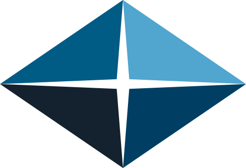 蓝色四边形矢量logo图标 logo png