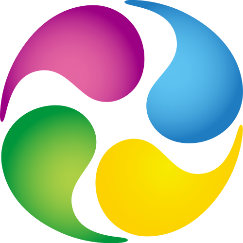 彩色创意设计相关矢量logo图标 logo png
