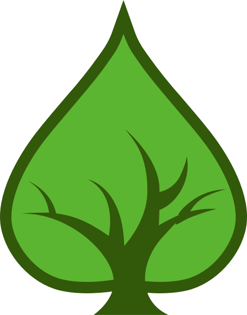 绿色树叶子矢量logo图标 logo png