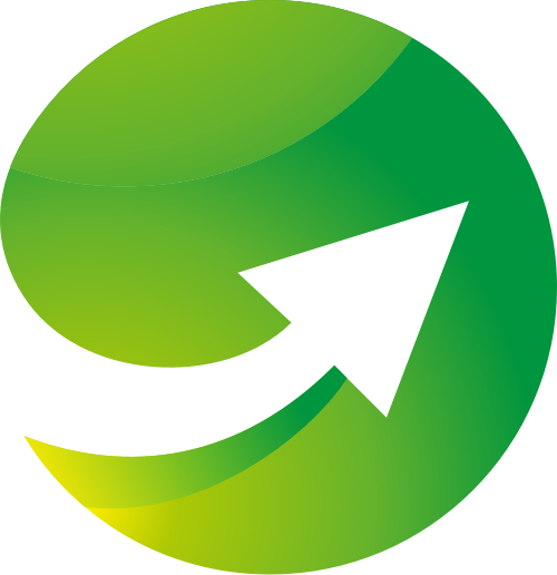 绿色箭头矢量logo图标 logo png