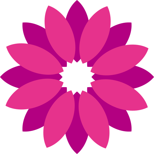 粉色花朵矢量logo图标 logo png