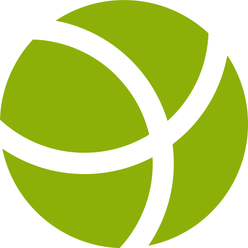 绿色球形抽象矢量logo图标