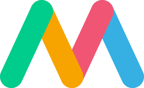 彩色字母M矢量logo图标