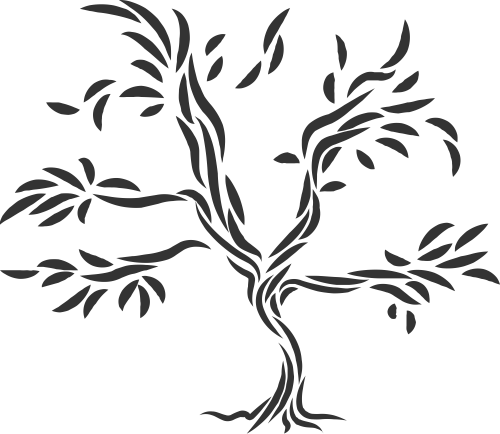 黑色树矢量logo图标 logo png