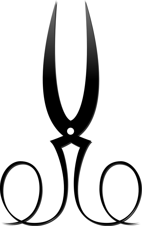 黑色剪子矢量logo图标 logo png