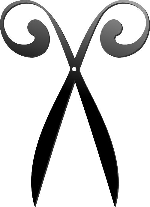 黑色剪子矢量logo图标 logo png