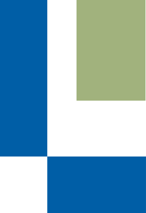 蓝色绿色字母L矢量logo图标 logo png