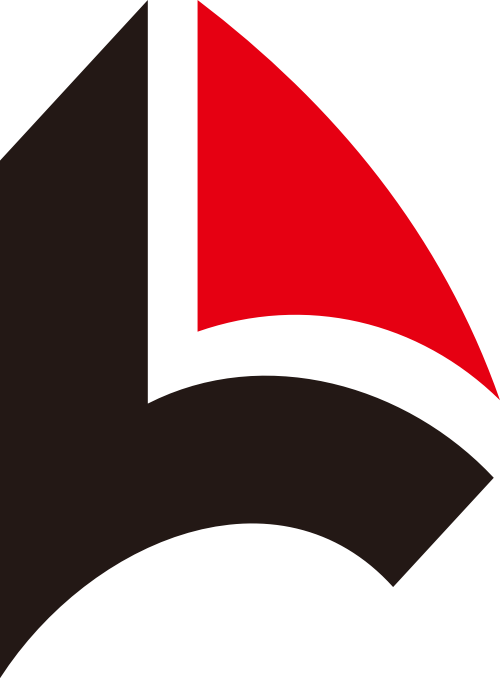 黑色红色字母L矢量logo图标