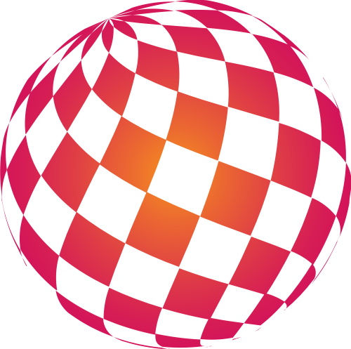 红色球体矢量logo图标
