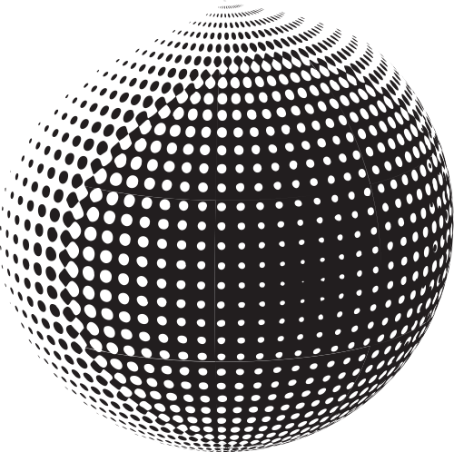 黑色球体矢量logo图标 logo png