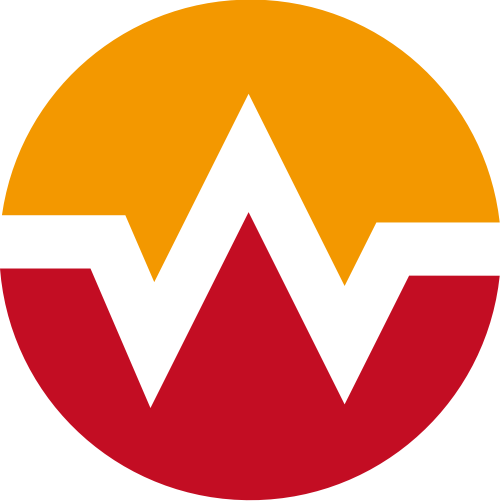 红色黄色圆形波动矢量logo图标 logo png