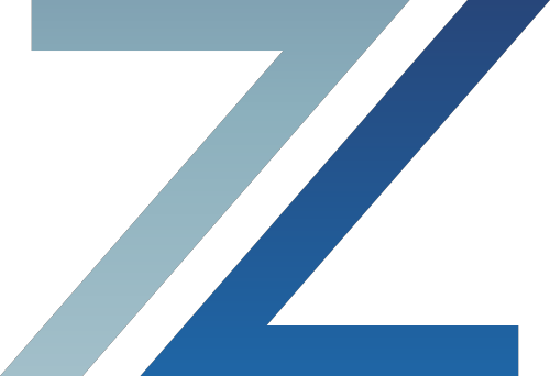 蓝色字母Z矢量logo图标