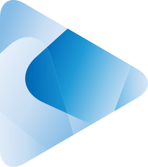 蓝色三角矢量logo图标