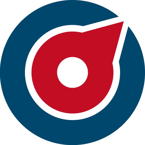 蓝色红色圆形矢量logo图标 logo png