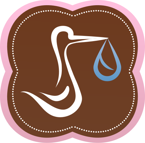 粉色花朵鸭子水矢量logo图标 logo png