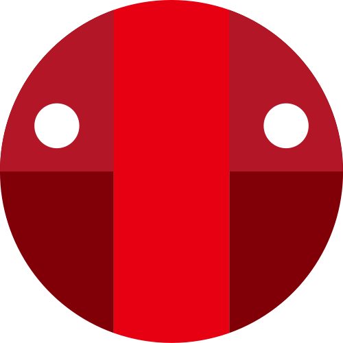 红色圆形矢量logo图标 logo png