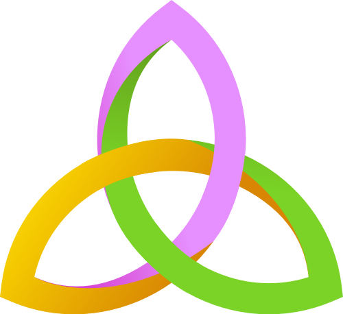 彩色花朵矢量logo图标
