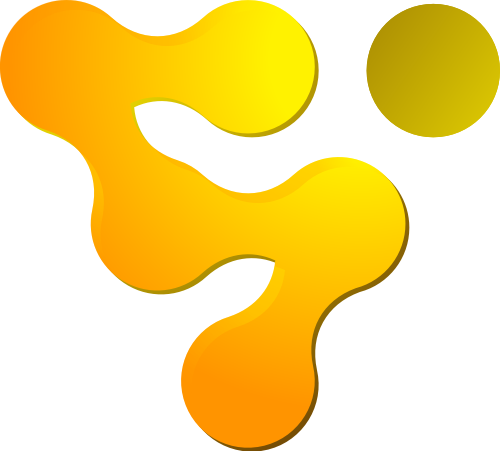黄色科技矢量logo图标