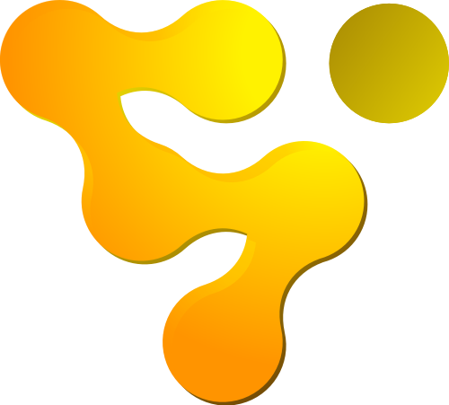 黄色科技矢量logo图标 logo png