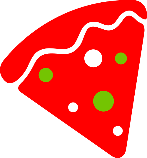 红色披萨矢量logo图标 logo png