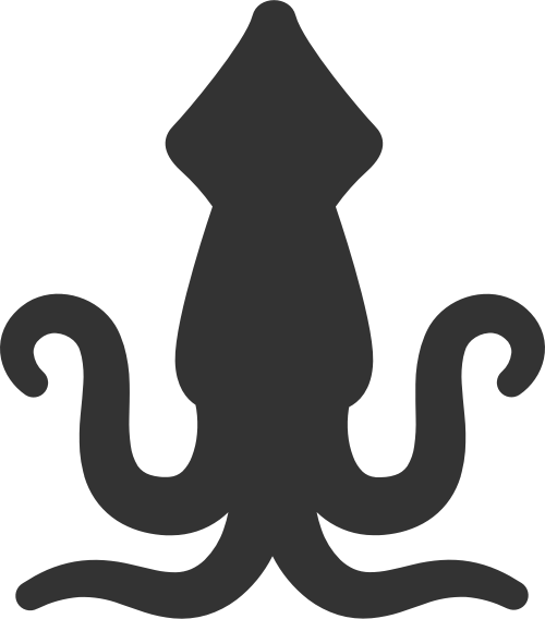 黑色乌鱼矢量logo图片