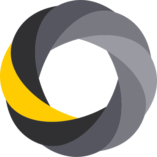 黑色黄色相机矢量logo图标 logo png
