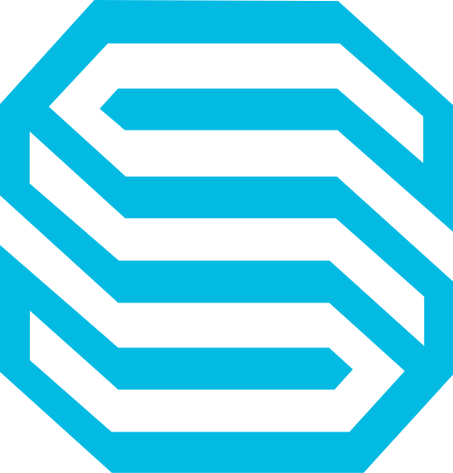 蓝色字母S矢量logo