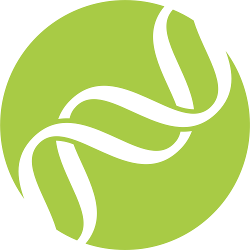 绿色圆形螺旋矢量logo图标