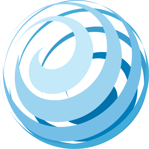 蓝色球体矢量logo logo png