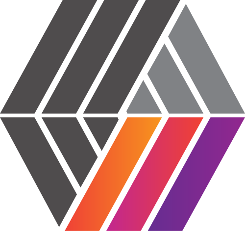 彩色六边形矢量logo图标 logo png